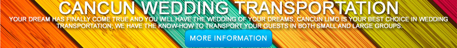 cancun wedding transportation